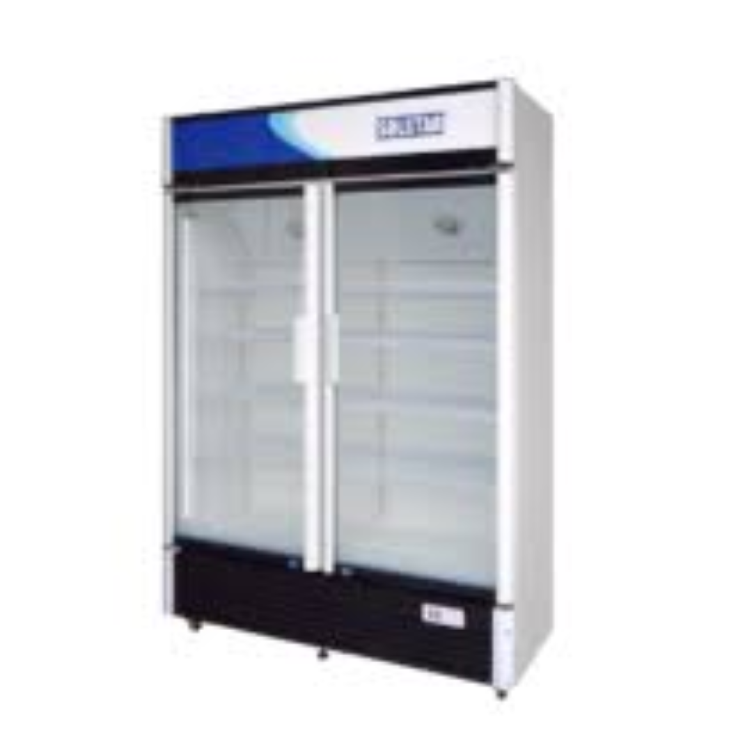 SOLSTAR VC6500-WHB SS-2 Door Showcase chiller 508L